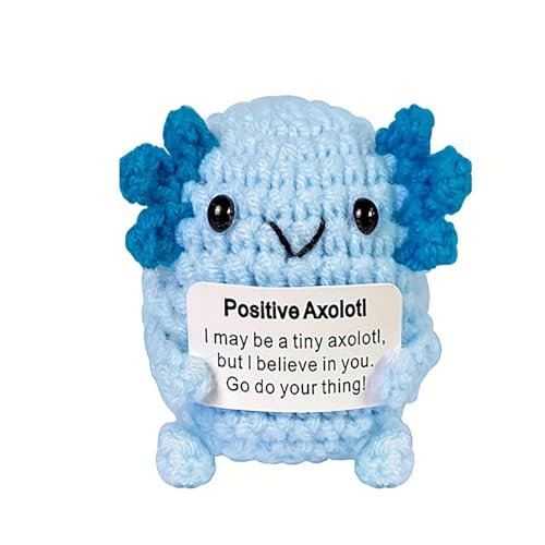 Positive Kartoffel Pocket Hug Geschenk, Knitted Wool Potato Doll mit Positiver Energiekarte Kreative Strickwolle Kartoffel Puppe Umarmung Glücksbringer Positive Energie Geschenke für Familie Freunde von Topassion