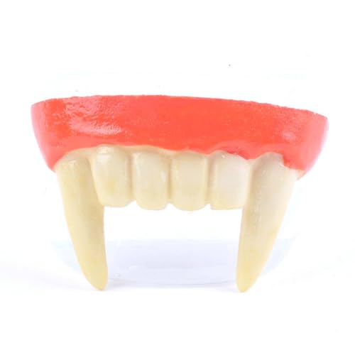 Topfunyy Vampirzähne-Kostüm, Vampirzähne, künstliche Zähne für Cosplay-Party-Requisiten, Halloween-Party-Make-up, Anziehgeschenke Topfunyy Vampirzähne-Kostüm, Vampirzähne, künstliche Zähne für Cosplay-Party-Requisiten, Halloween-Party-Make-up, Anziehgeschenke von Topfunyy