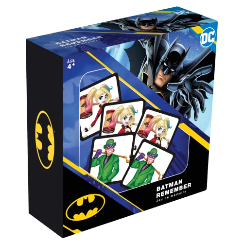 Topi Games - Batman Remember – Gesellschaftsspiel – Kinderspiel – Kartenspiel – ab 7 Jahren – 2 bis 6 Spieler – BAT-RM-117001 von Topi Games