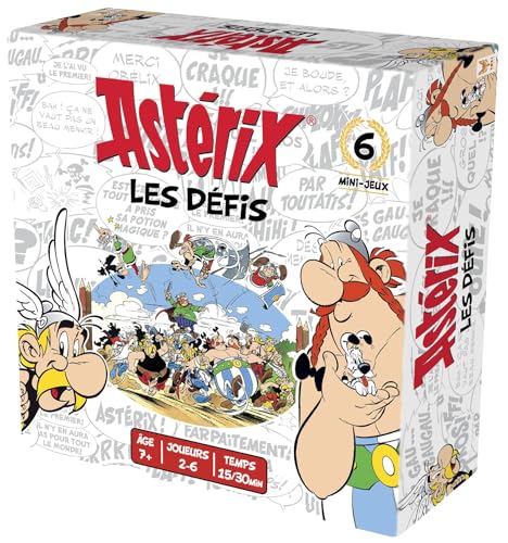 TOPI GAMES Asterix – Gesellschaftsspiel – Brettspiel – ab 7 Jahren – 2 bis 6 Spieler – AST-979001 – Französische Version, Mehrfarbig von Topi Games