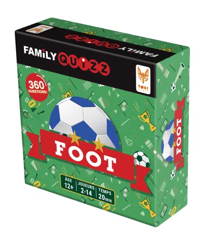 Topi Games FAM-MIFO-789001 Family Quizz Foot Gesellschaftsspiel, Mehrfarbig von Topi Games