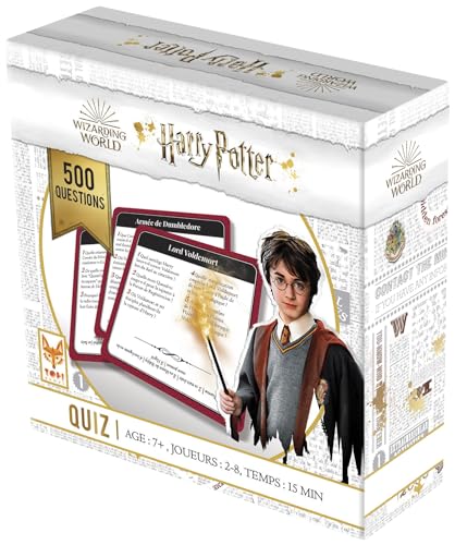 Topi Games | Hаrrе Pôtter Quiz 500 | Jemand | Jemand aus Karten Hаrr| Pôtter | Quiz Saga 8 Filme | Jemand | Kind 7 Jahre Harry Potter | 2 bis 8 Spieler | 15 Minuten | Gesellschaftsspiel | von Topi Games