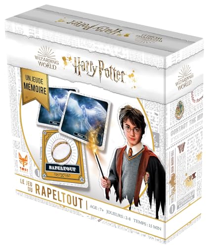 TOPI GAMES Harry Potter – Le Rapeltout – Gesellschaftsspiel – Kartenspiel – Familie – ab 7 Jahren – 2 bis 8 Spieler – HP-RT-MI-109901 – französische Version TOPI GAMES Harry Potter – Le Rapeltout – Gesellschaftsspiel – Kartenspiel – Familie – ab 7 Jahren – 2 bis 8 Spieler – HP-RT-MI-109901 – französische Version von Topi Games