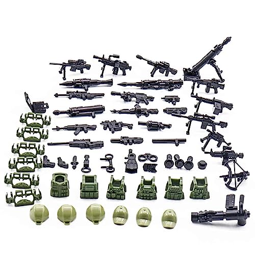 Topica Militär Set, WW2 Armee-Waffen Custom Figuren SWAT Team Baustein-CT05 von Topica