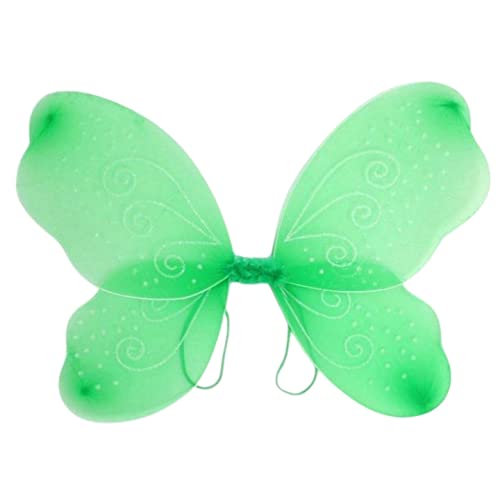 Topkids Accessories Große Feenflügel für Erwachsene und große Kinder, Tinkerbell Kostüm, Erwachsene Engelsflügel, Feenflügel Kinder, Engelsflügel Kinder Schmetterling Kostüm, Zahnfee Kostüm (Grün) von Topkids Accessories