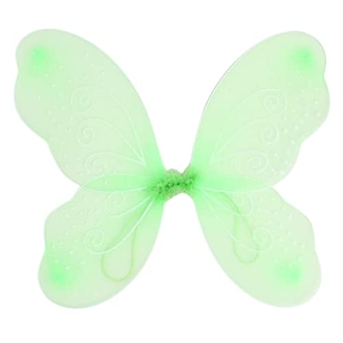 Topkids Accessories Große Feenflügel für Erwachsene und große Kinder, Tinkerbell Kostüm, Erwachsene Engelsflügel, Feenflügel Kinder, Engelsflügel Kinder Schmetterling Kostüm, Zahnfee Kostüm (Limette) von Topkids Accessories