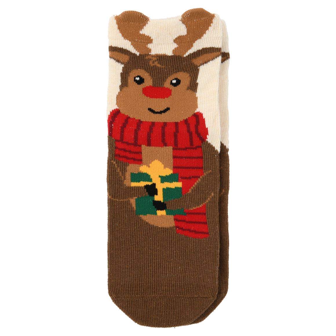 1 Paar Kinder Weihnachtssocken mit Rentier 1 Paar Kinder Weihnachtssocken mit Rentier von Topolino