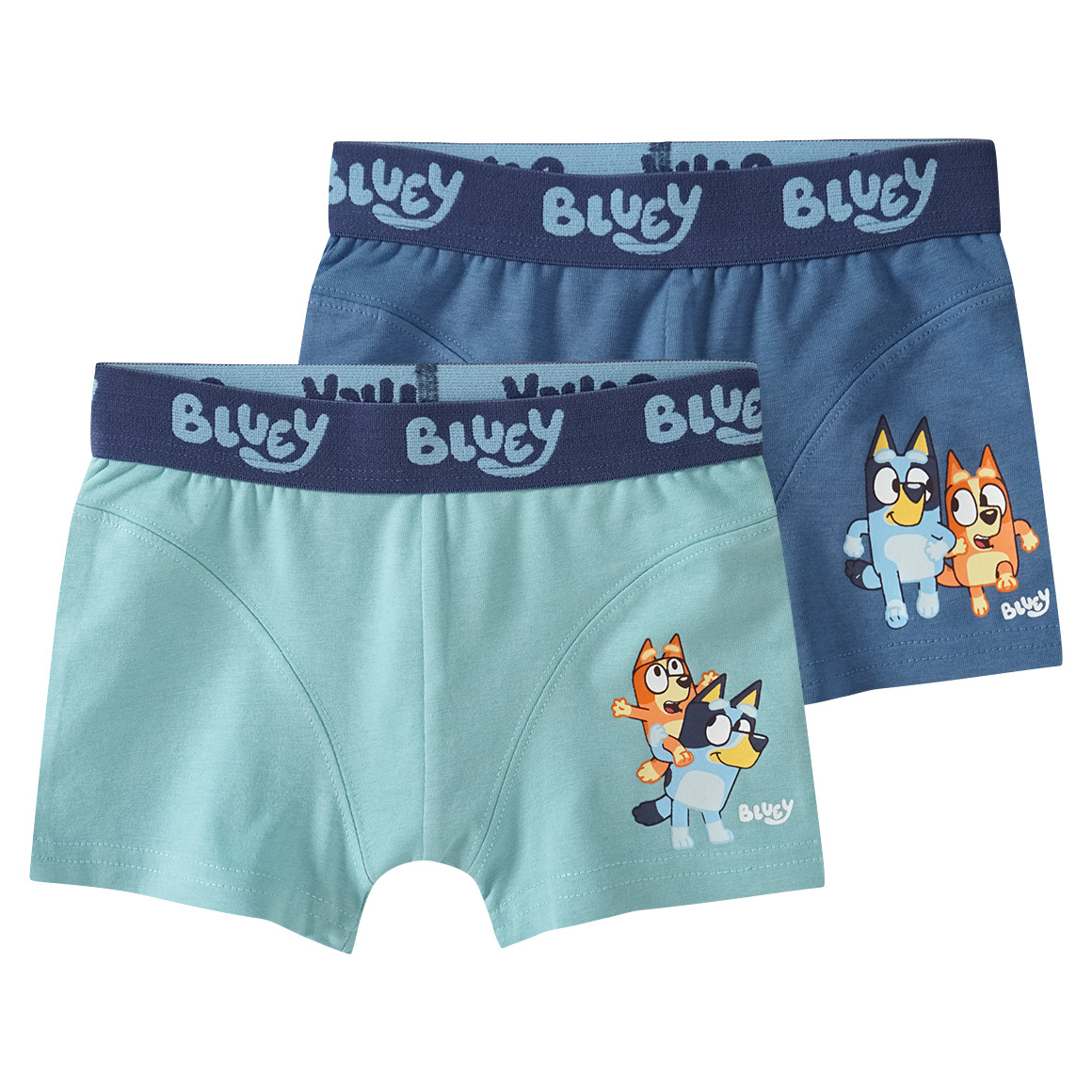 2 Bluey Boxer mit Webbund 2 Bluey Boxer mit Webbund von Topolino