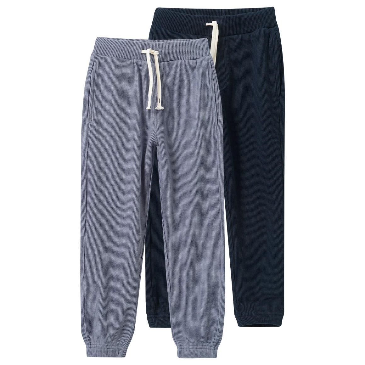 2 Jungem Jogginghosen aus Waffel-Piqué 2 Jungem Jogginghosen aus Waffel-Piqué von Topolino