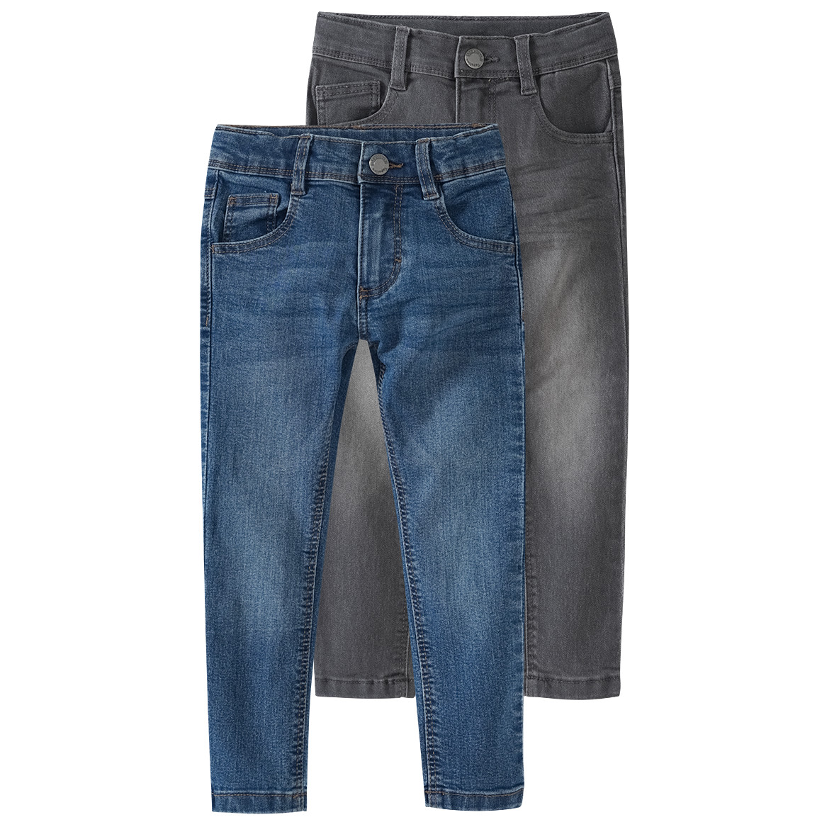 2 Jungen Skinny-Jeans im 5-Pocket-Style von Topolino