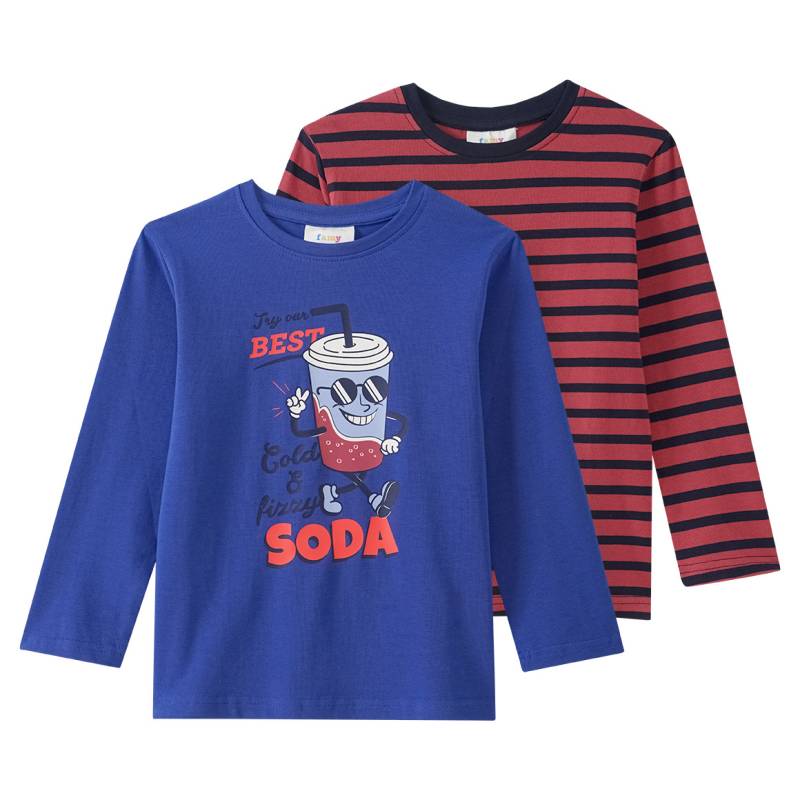 2 Jungen Langarmshirts mit Print von Topolino