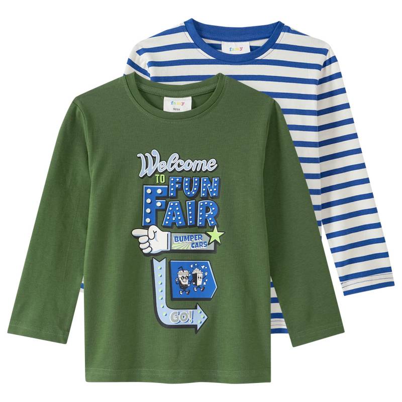 2 Jungen Langarmshirts mit Print von Topolino