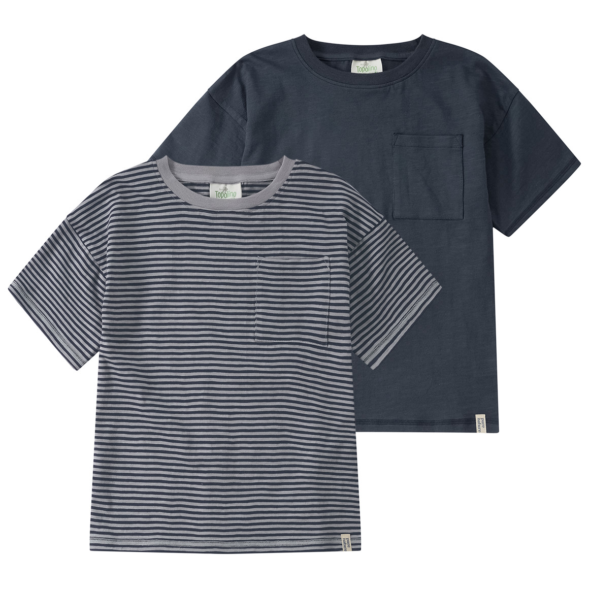 2 Jungen T-Shirts mit Brusttasche 2 Jungen T-Shirts mit Brusttasche von Topolino