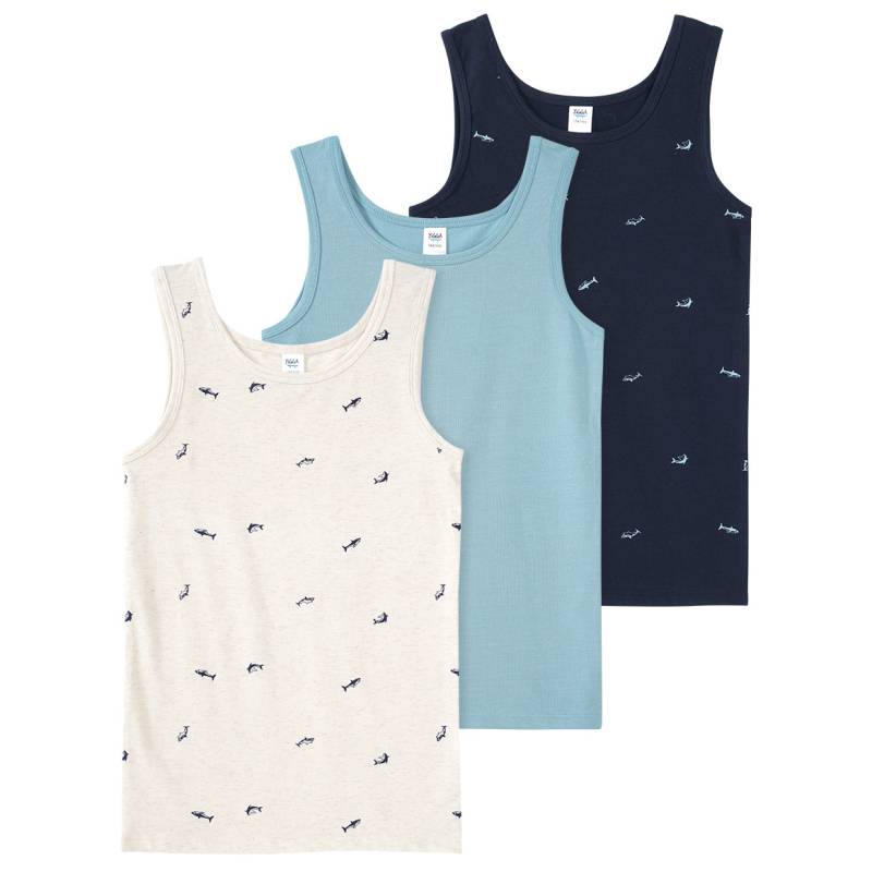 2 Jungen Unterhemden mit Bio-Baumwolle 2 Jungen Unterhemden mit Bio-Baumwolle von Topolino