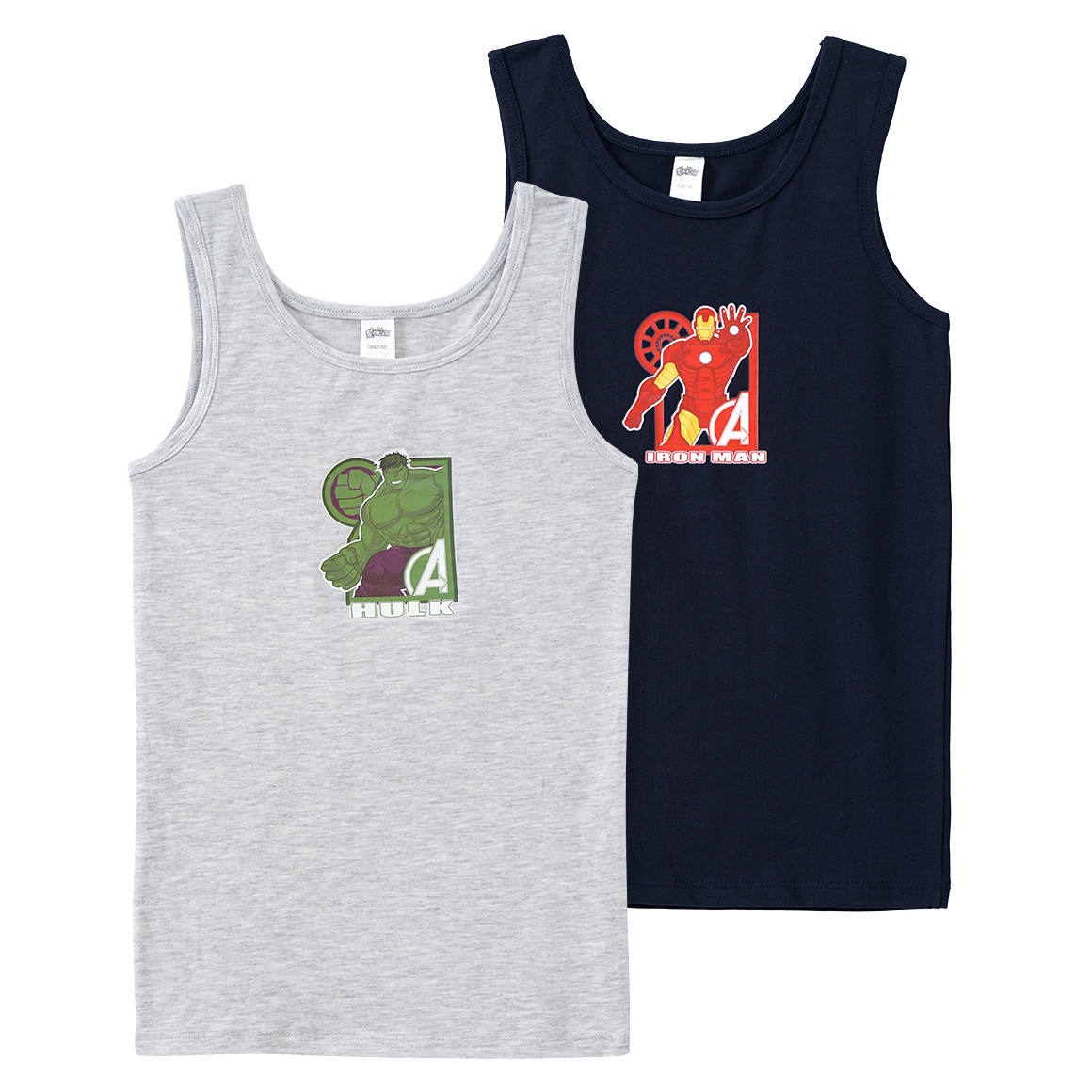 2 MARVEL Avengers Unterhemden im Doppelpack 2 MARVEL Avengers Unterhemden im Doppelpack von Topolino