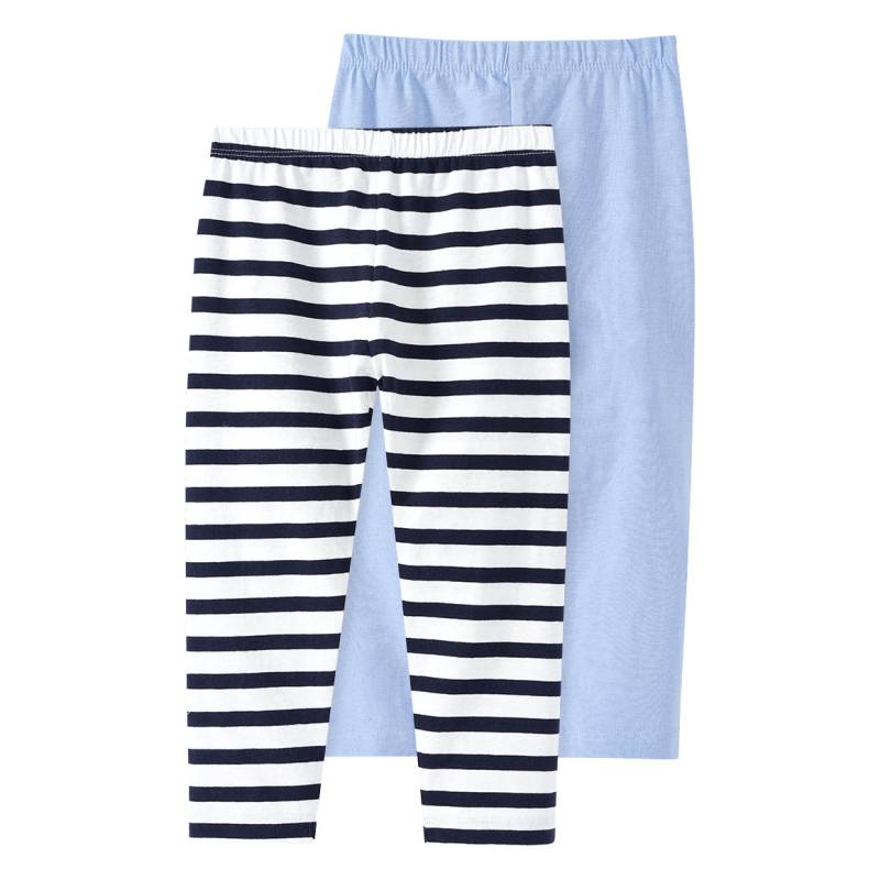 2 Mädchen Capri-Leggings im Basic-Look 2 Mädchen Capri-Leggings im Basic-Look von Topolino