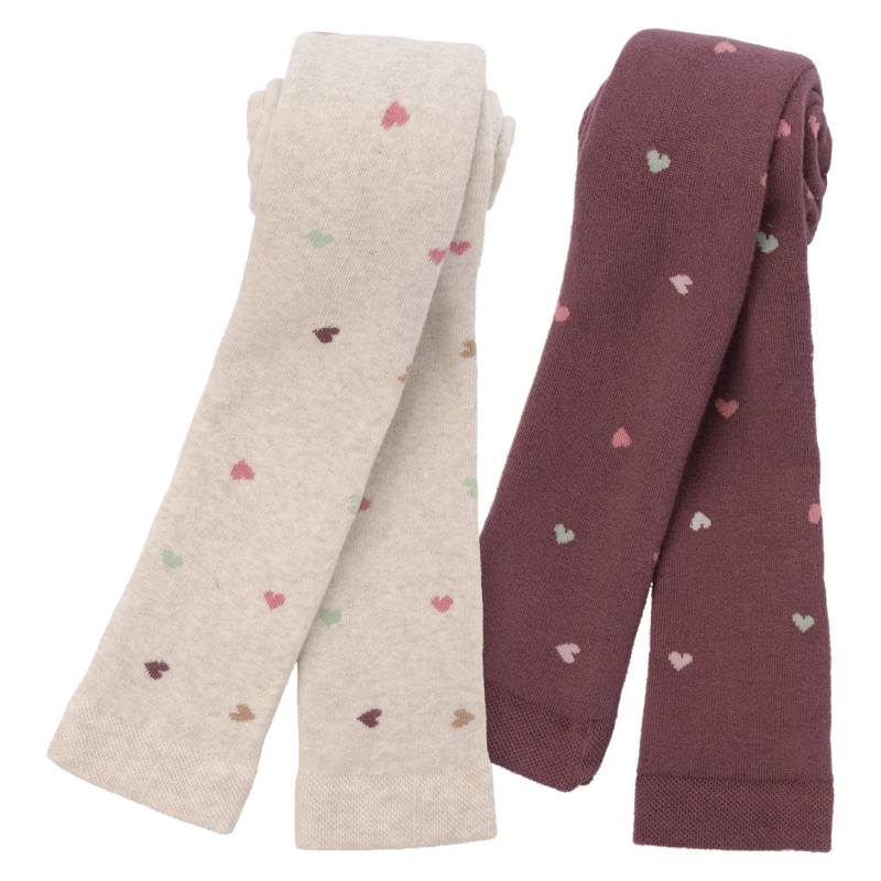 2 Mädchen Frottee-Leggings mit Bio-Baumwolle 2 Mädchen Frottee-Leggings mit Bio-Baumwolle von Topolino