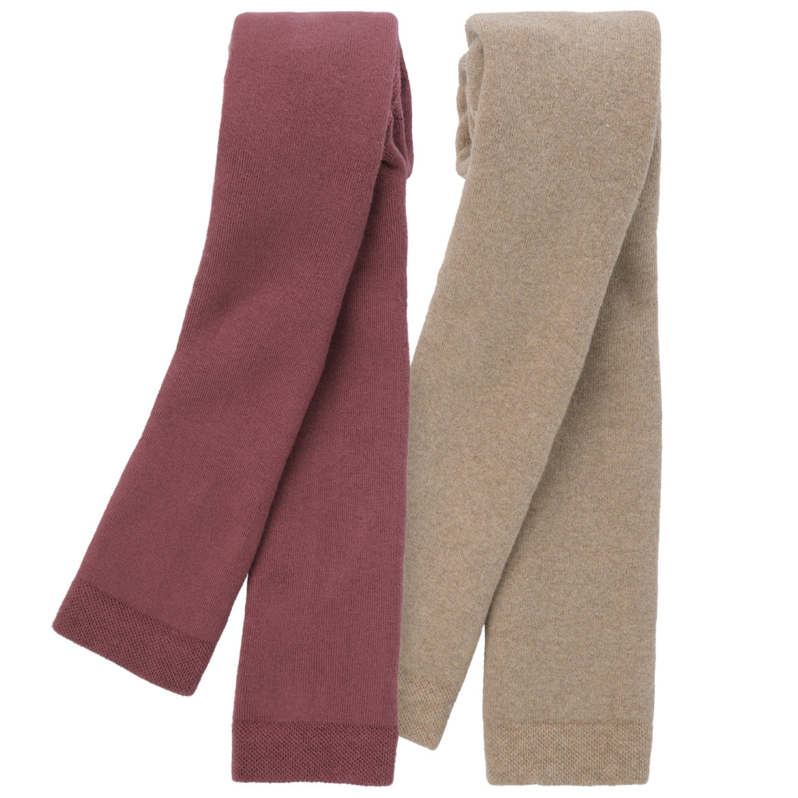 2 Mädchen Frottee-Leggings mit Bio-Baumwolle von Topolino
