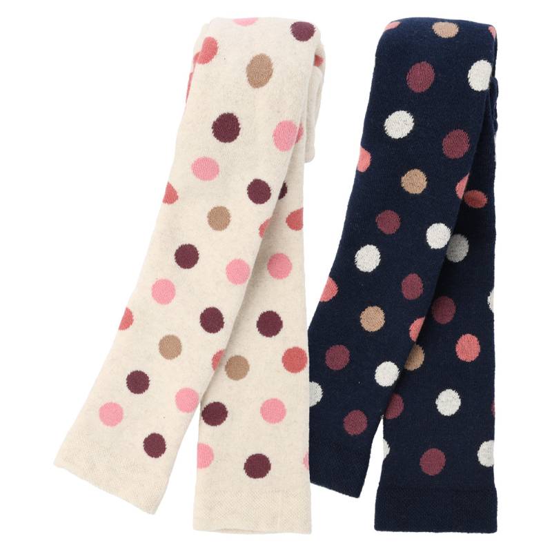 2 Mädchen Frottee-Leggings mit Punkten 2 Mädchen Frottee-Leggings mit Punkten von Topolino