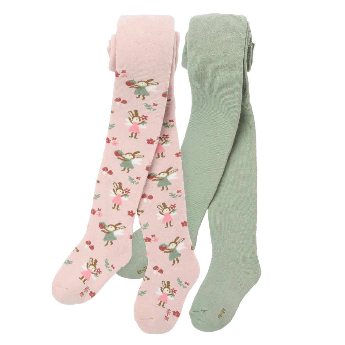 2 Mädchen Frottee-Strumpfhosen im Set von Topolino