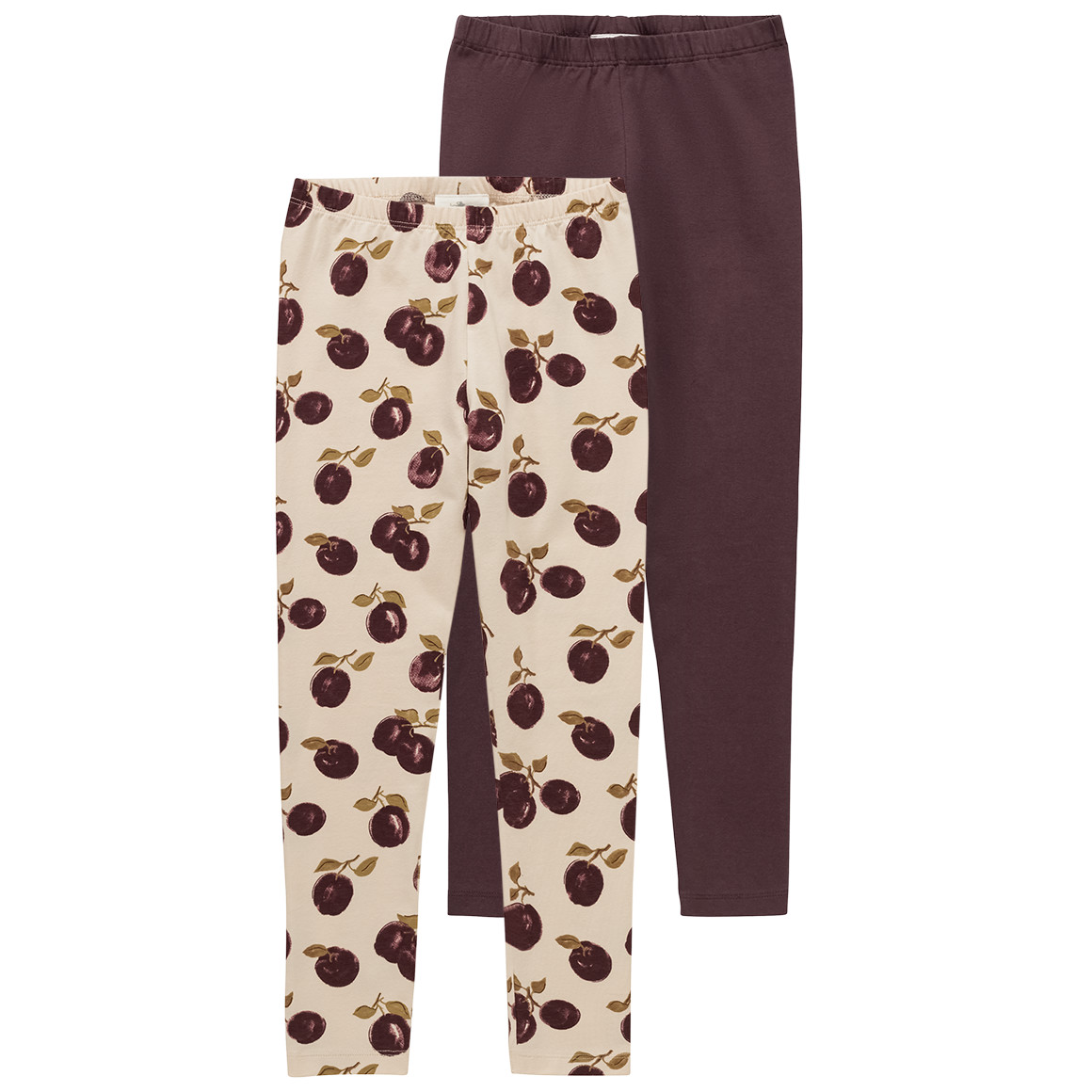 2 Mädchen Leggings mit Bio-Baumwolle von Topolino