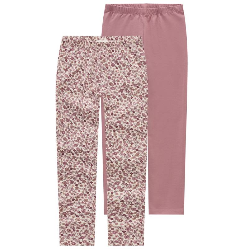 2 Mädchen Leggings mit Blümchen von Topolino