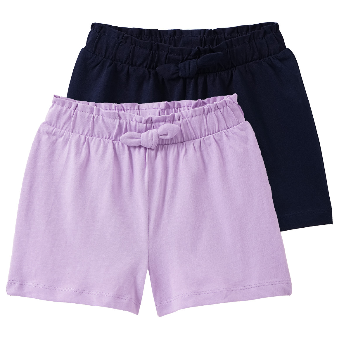 2 Mädchen Shorts mit Zierschleife von Topolino
