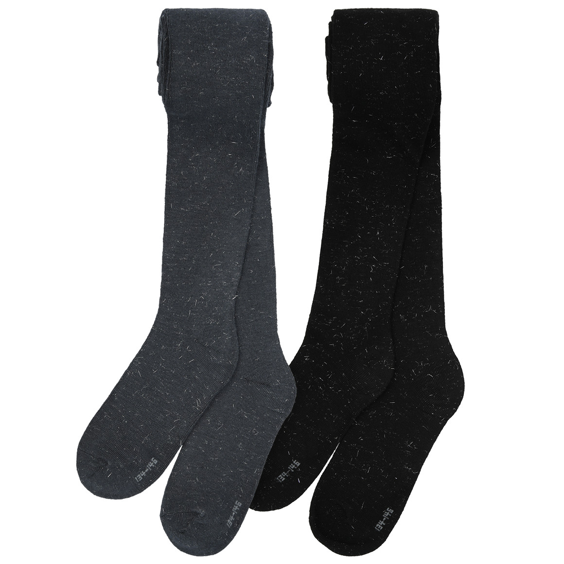 2 Mädchen Strumpfhosen mit Effektgarn von Topolino