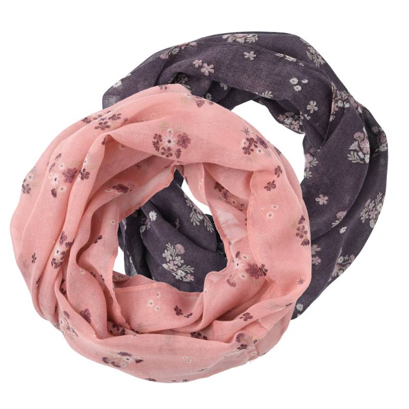 2 Mädchen Tücher mit Blumen-Muster von Topolino