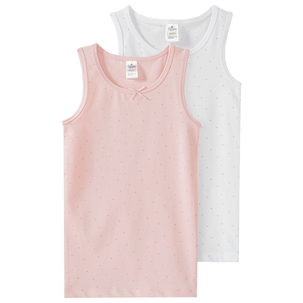 2 Mädchen Unterhemden im Set von Topolino