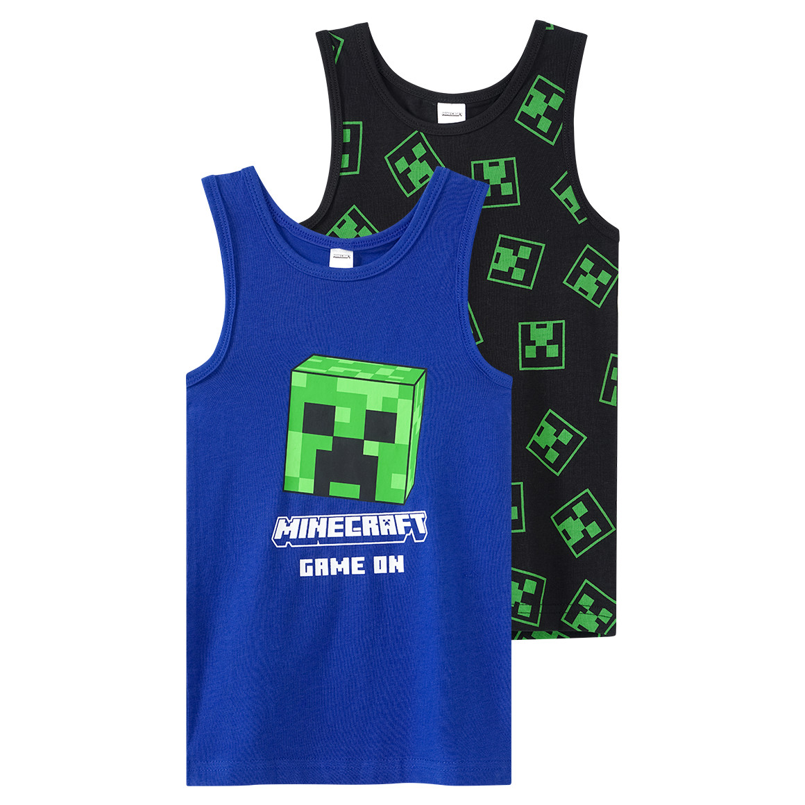 2 Minecraft Unterhemden im Set von Topolino