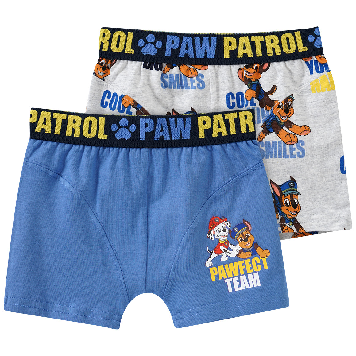 2 PAW Patrol Boxer mit Bio-Baumwolle von Topolino