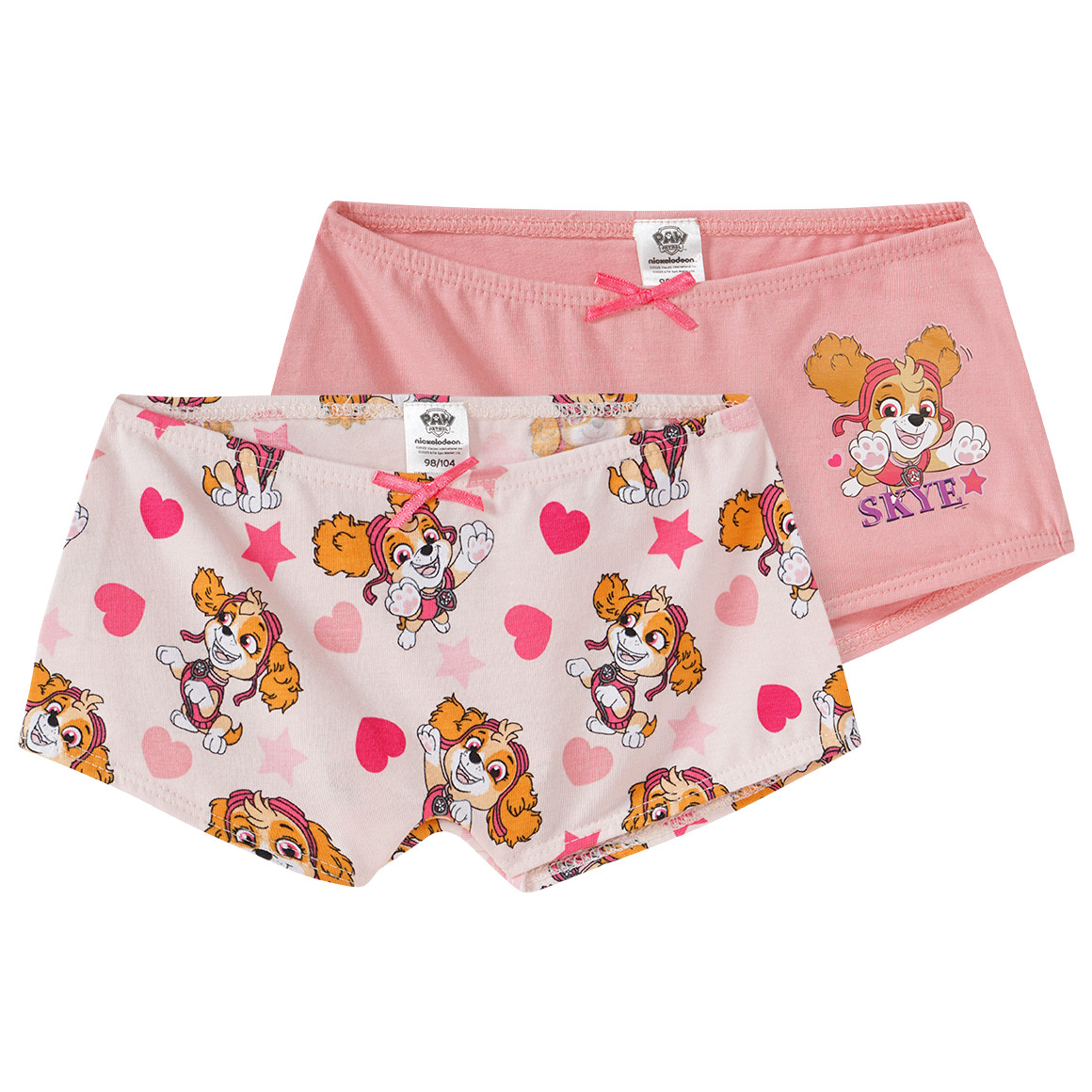 2 PAW Patrol Pantys mit Bio-Baumwolle von Topolino