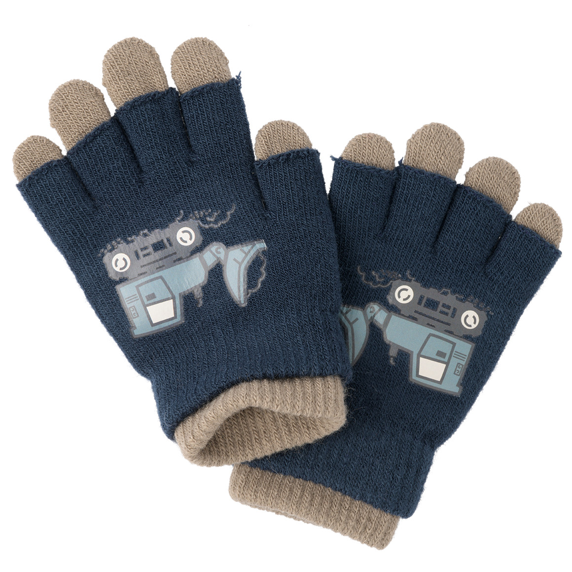 2 Paar Jungen Handschuhe mit Motiv von Topolino