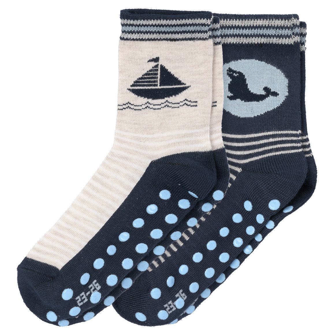2 Paar Jungen Stoppersocken mit Viskose von Topolino