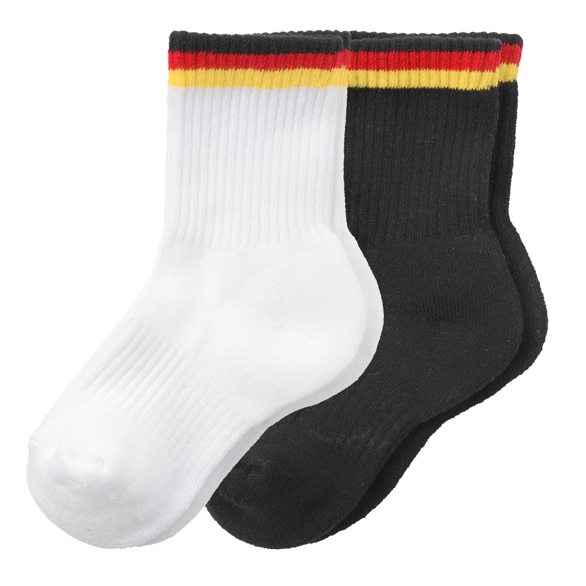2 Paar Kinder Socken im Fußball-Design von Topolino