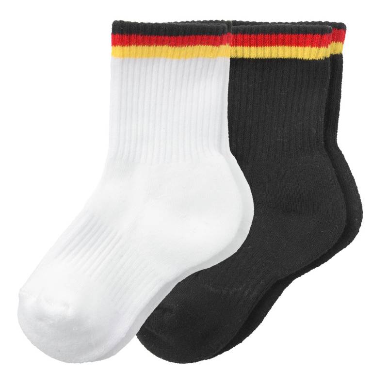 2 Paar Kinder Socken im Fußball-Design von Topolino