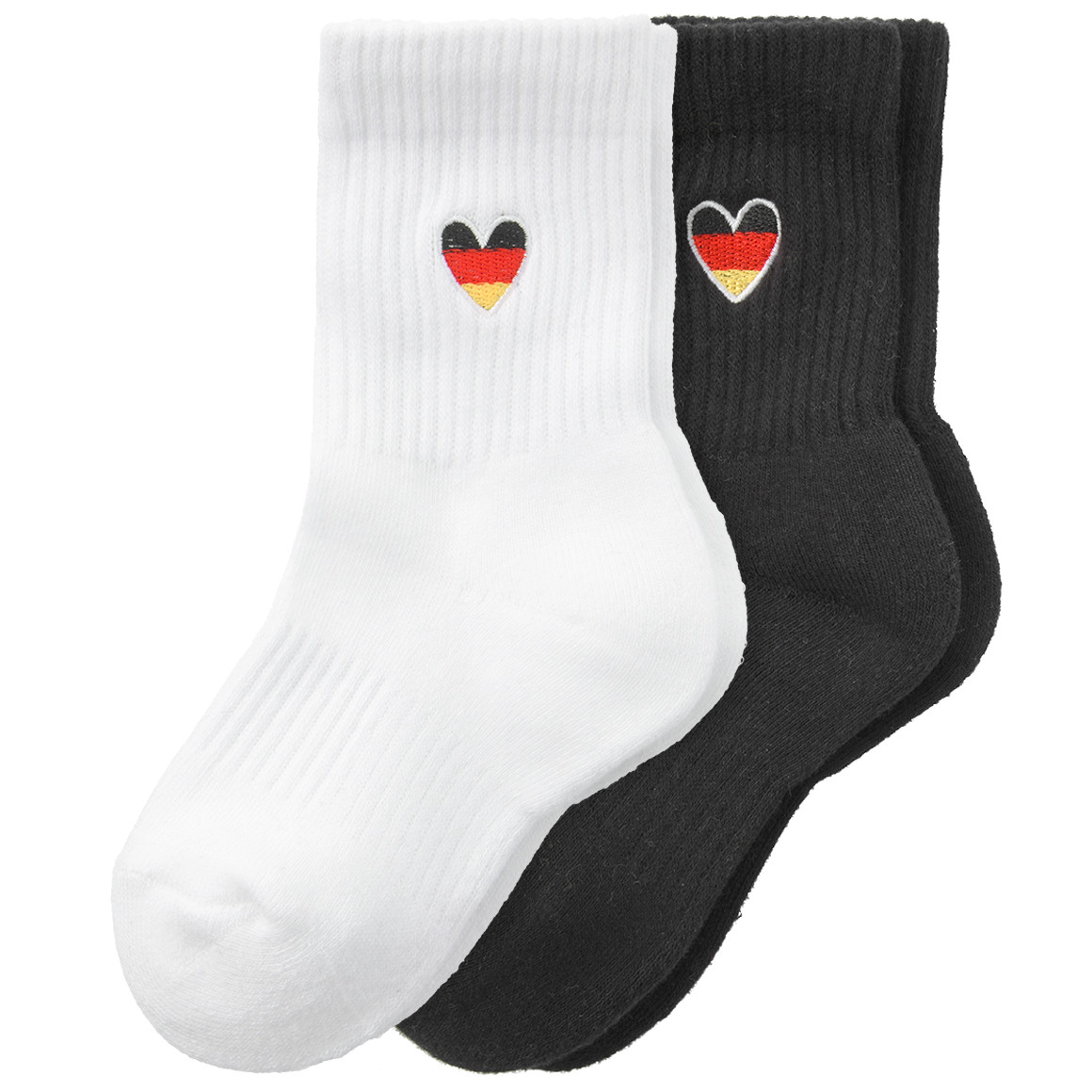 2 Paar Kinder Socken im Fußball-Design von Topolino