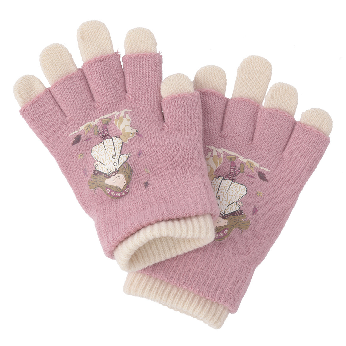 2 Paar Mädchen Handschuhe mit Motiv 2 Paar Mädchen Handschuhe mit Motiv von Topolino