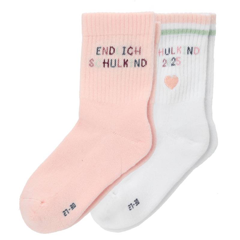 2 Paar Mädchen Socken zur Einschulung von Topolino