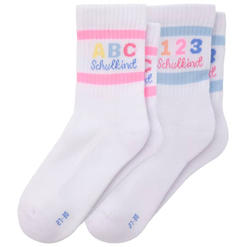2 Paar Mädchen Socken zur Einschulung 2 Paar Mädchen Socken zur Einschulung von Topolino