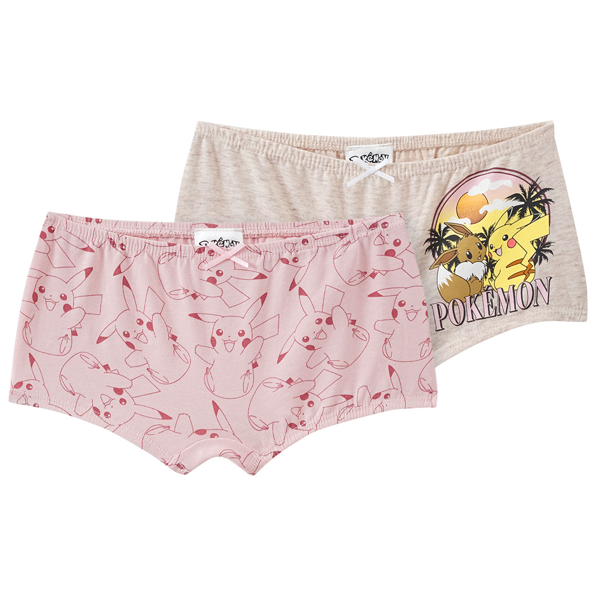 2 Pokémon Pantys mit Prints von Topolino