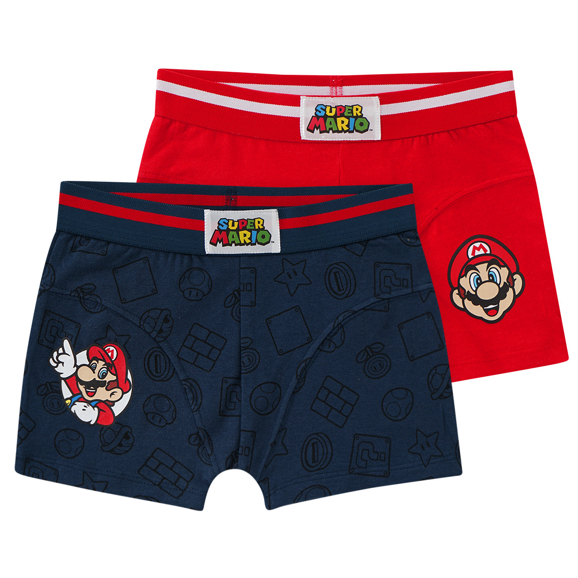 2 Super Mario Boxer im Set 2 Super Mario Boxer im Set von Topolino