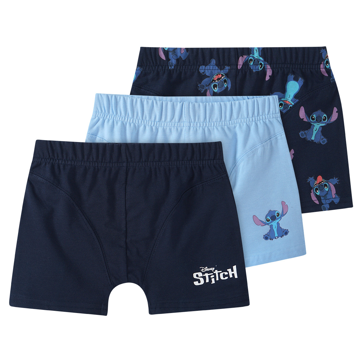 3 Disney Stitch Boxer mit Prints 3 Disney Stitch Boxer mit Prints von Topolino