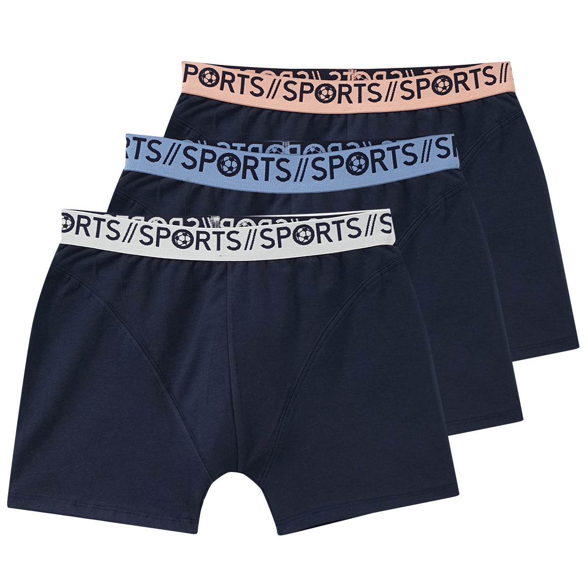 3 Jungen Boxer im Basic-Look 3 Jungen Boxer im Basic-Look von Topolino
