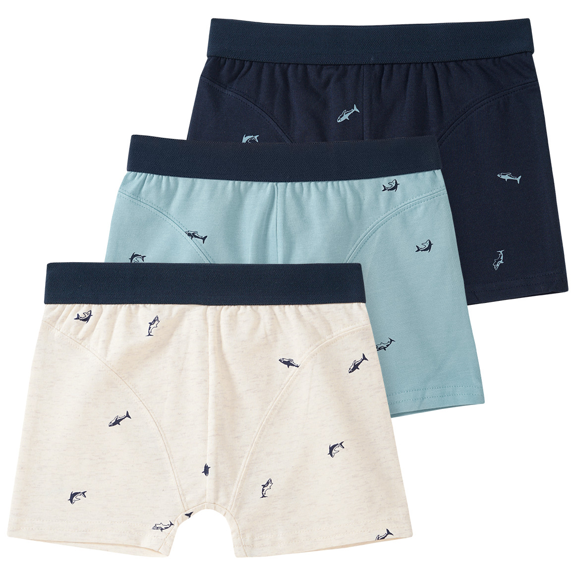 3 Jungen Boxer mit Bio-Baumwolle 3 Jungen Boxer mit Bio-Baumwolle von Topolino