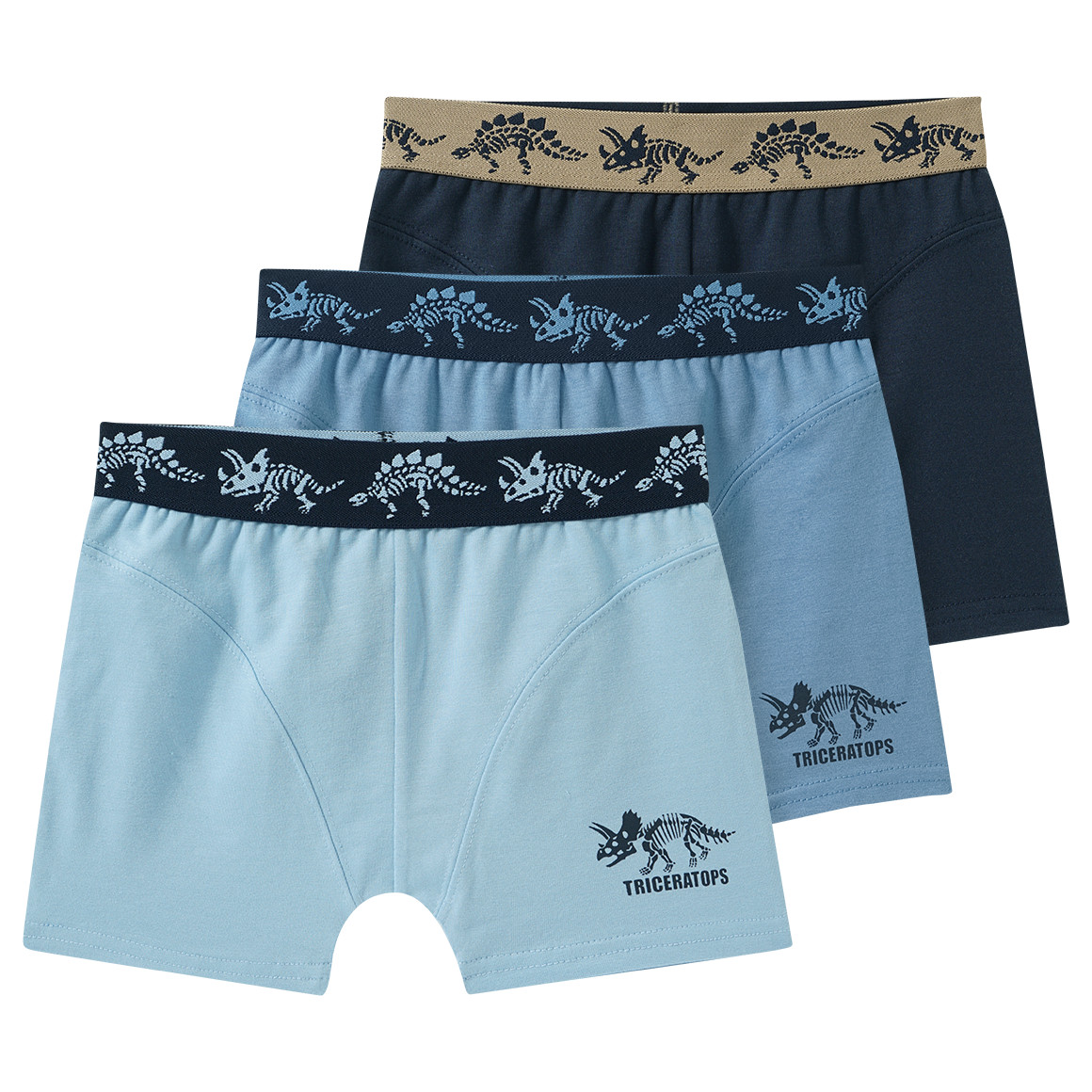 3 Jungen Boxer mit Bio-Baumwolle 3 Jungen Boxer mit Bio-Baumwolle von Topolino