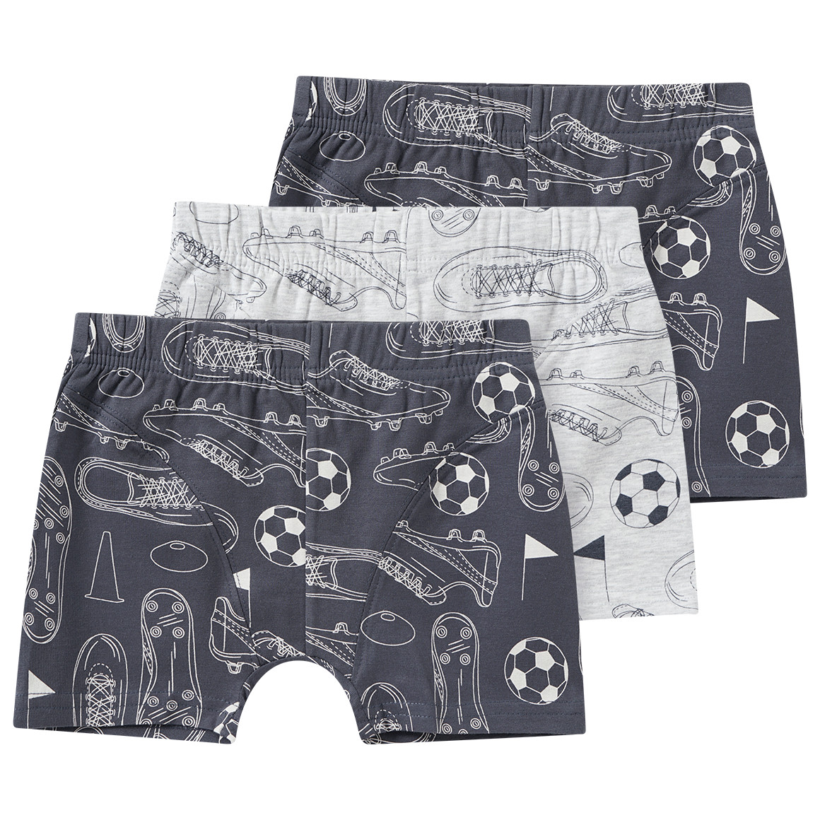 3 Jungen Boxer mit Bio-Baumwolle 3 Jungen Boxer mit Bio-Baumwolle von Topolino