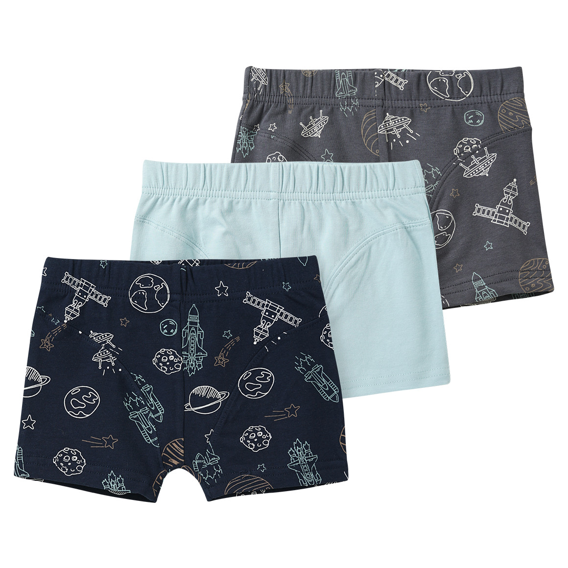 3 Jungen Boxer mit Bio-Baumwolle 3 Jungen Boxer mit Bio-Baumwolle von Topolino