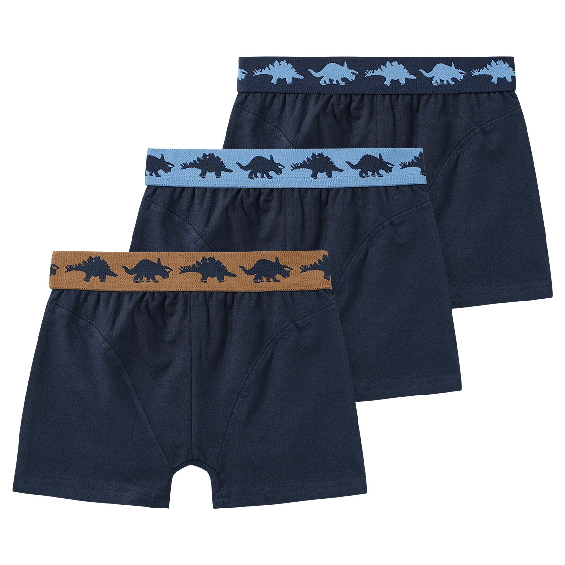 3 Jungen Boxer mit Dino-Motiven 3 Jungen Boxer mit Dino-Motiven von Topolino